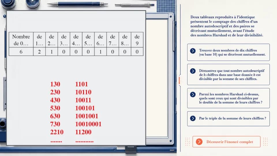 Les nombres autobiographiques