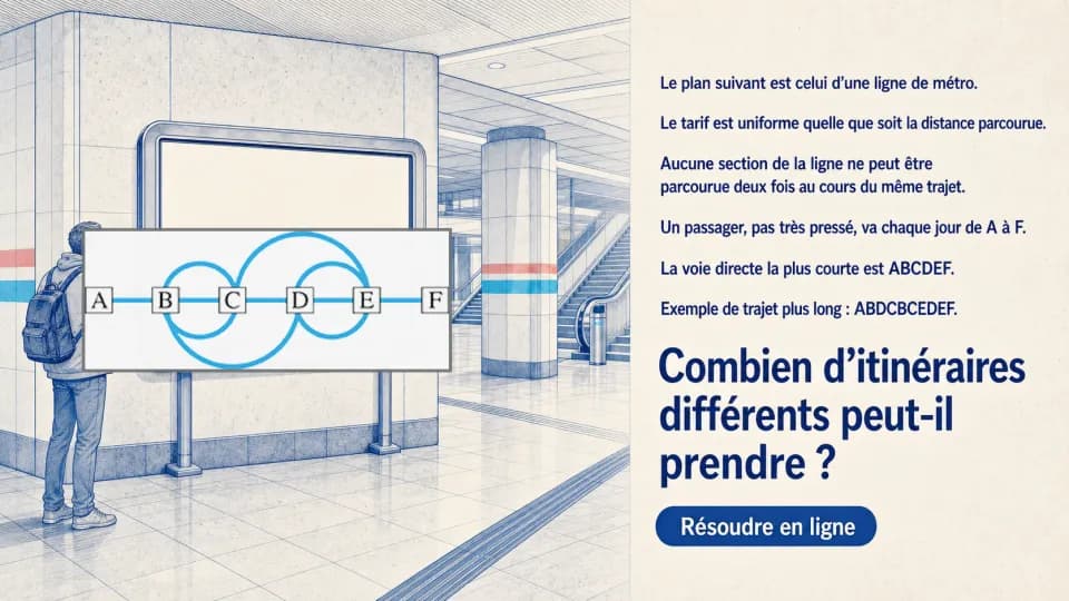 ♦♦♦ La ligne de métro
