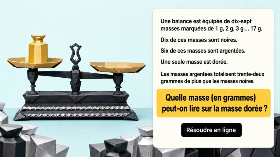 ♦♦♦ La masse dorée