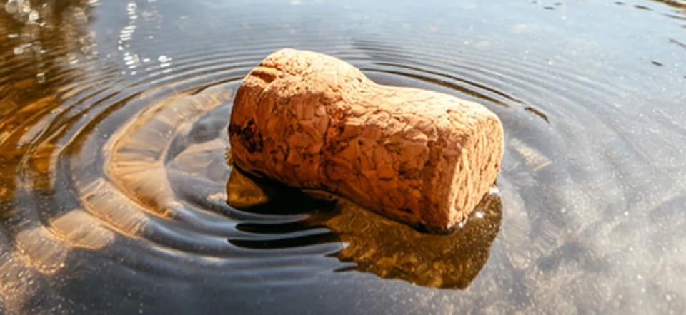 Un bouchon sur la rivière